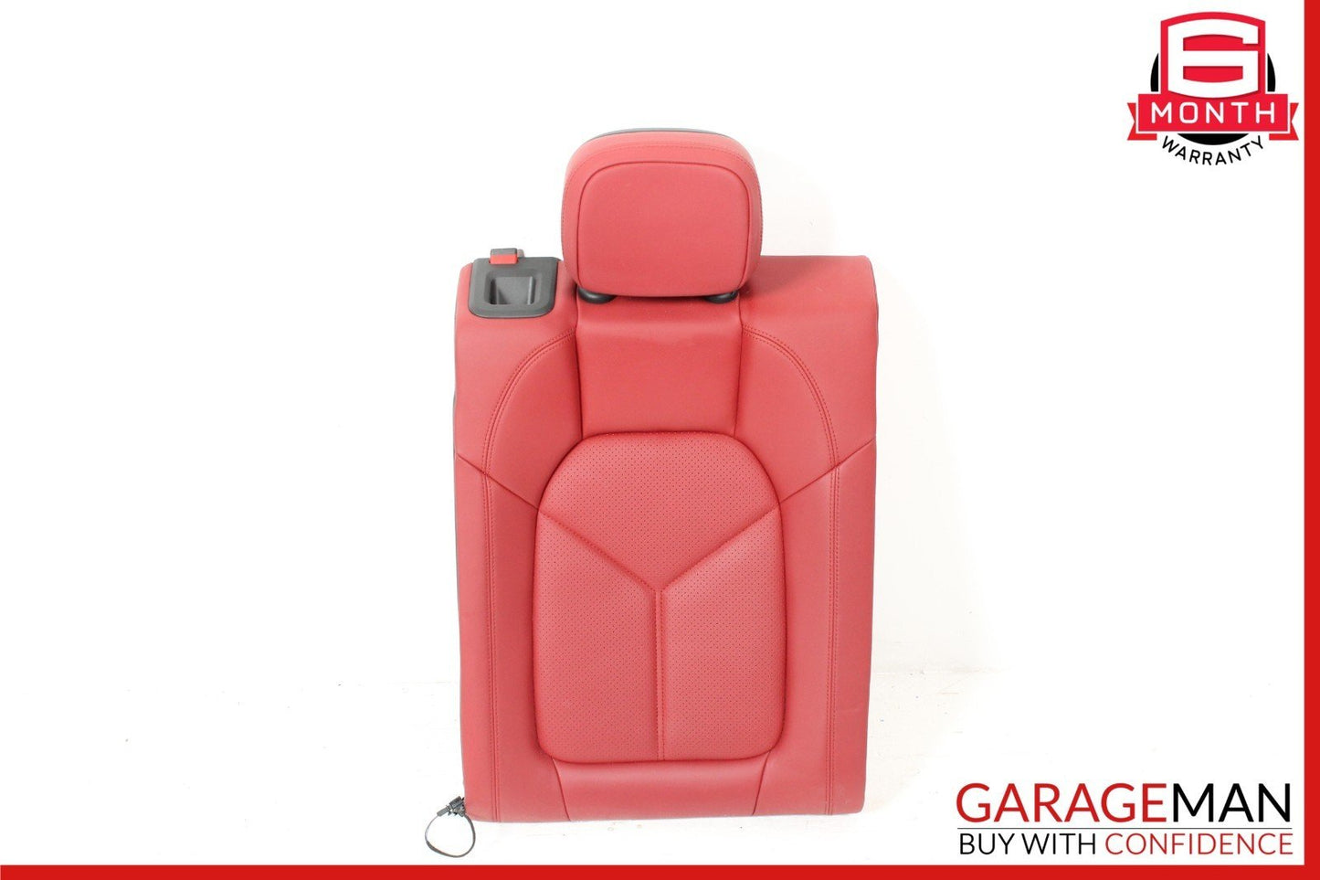 15-24 Porsche Macan 95B Rear Right Top Upper Seat Cushion Red OEM