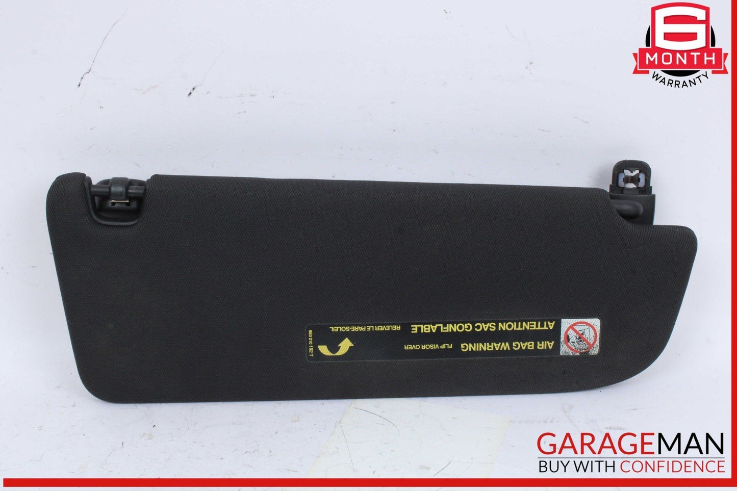 16-18 Audi A6 A7 Front Left Driver Side Sun Visor Sunvisor Black 4G0857551 OEM