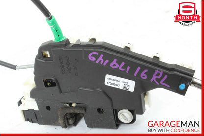 14-17 Maserati Ghibli Rear Left Side Door Lock Latch Actuator Assembly OEM