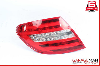 12-14 Mercedes W204 C250 Rear Left Driver Side Taillight Tail Light Lamp OEM
