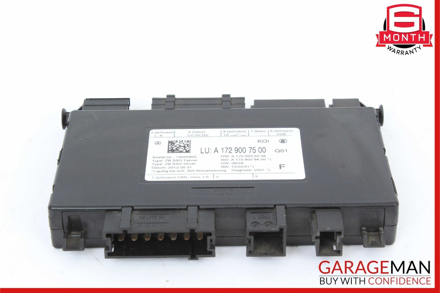 08-18 Mercedes W204 C250 E350 SLK250 Seat Controller Module Unit Front Left Side