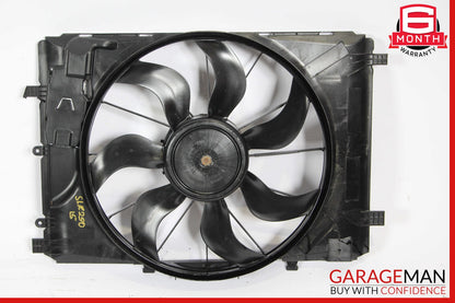 12-20 Mercedes R172 SLK250 Engine Radiator Cooling Fan Motor Shroud Assy