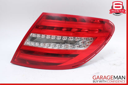 10-14 Mercedes W204 C300 C250 Rear Right Side Taillight Tail Light Lamp LED