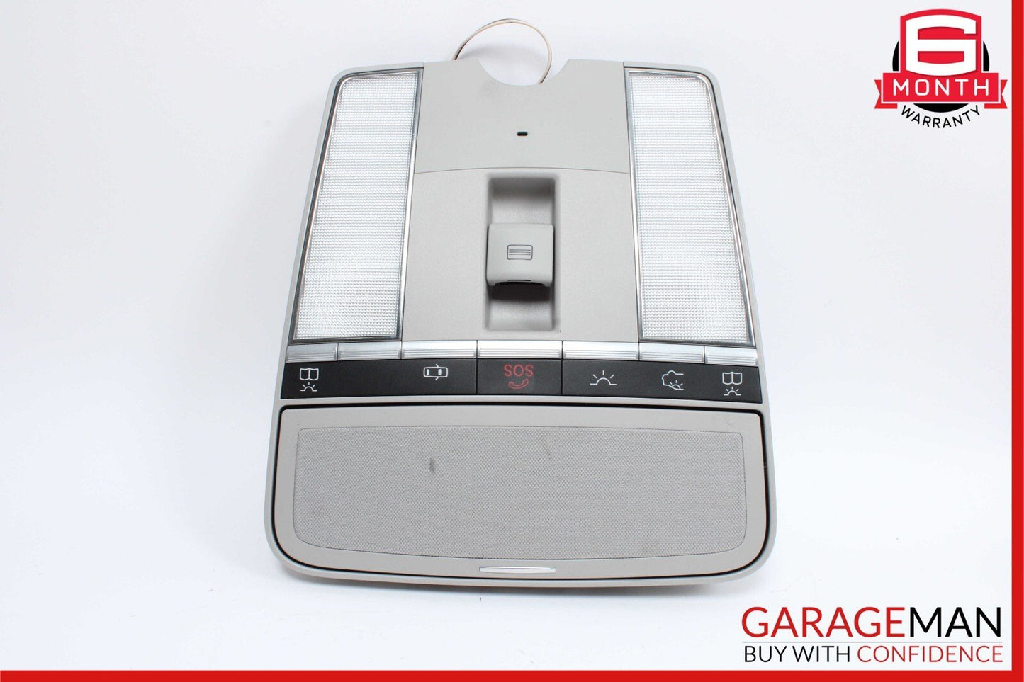 07-10 Mercedes W221 S550 CL550 Overhead Dome Light Sunroof Control Grey OEM