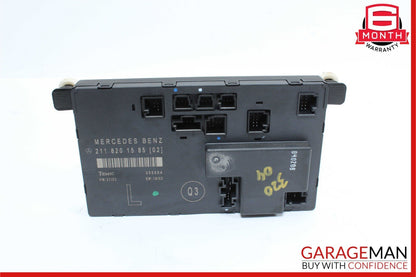 03-09 Mercedes W211 E350 E63 AMG Front Left Driver Side Door Control Module Unit