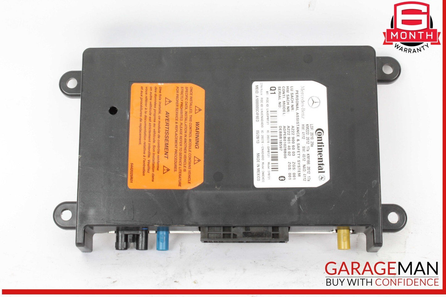 12-15 Mercedes W204 C250 C300 C350 Communication Control Module 2229006003 OEM