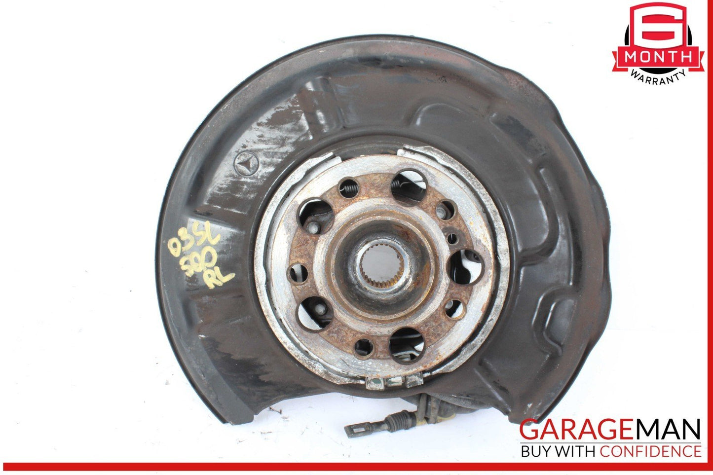03-12 Mercedes R230 SL500 Rear Left Driver Side Spindle Knuckle Wheel Hub OEM