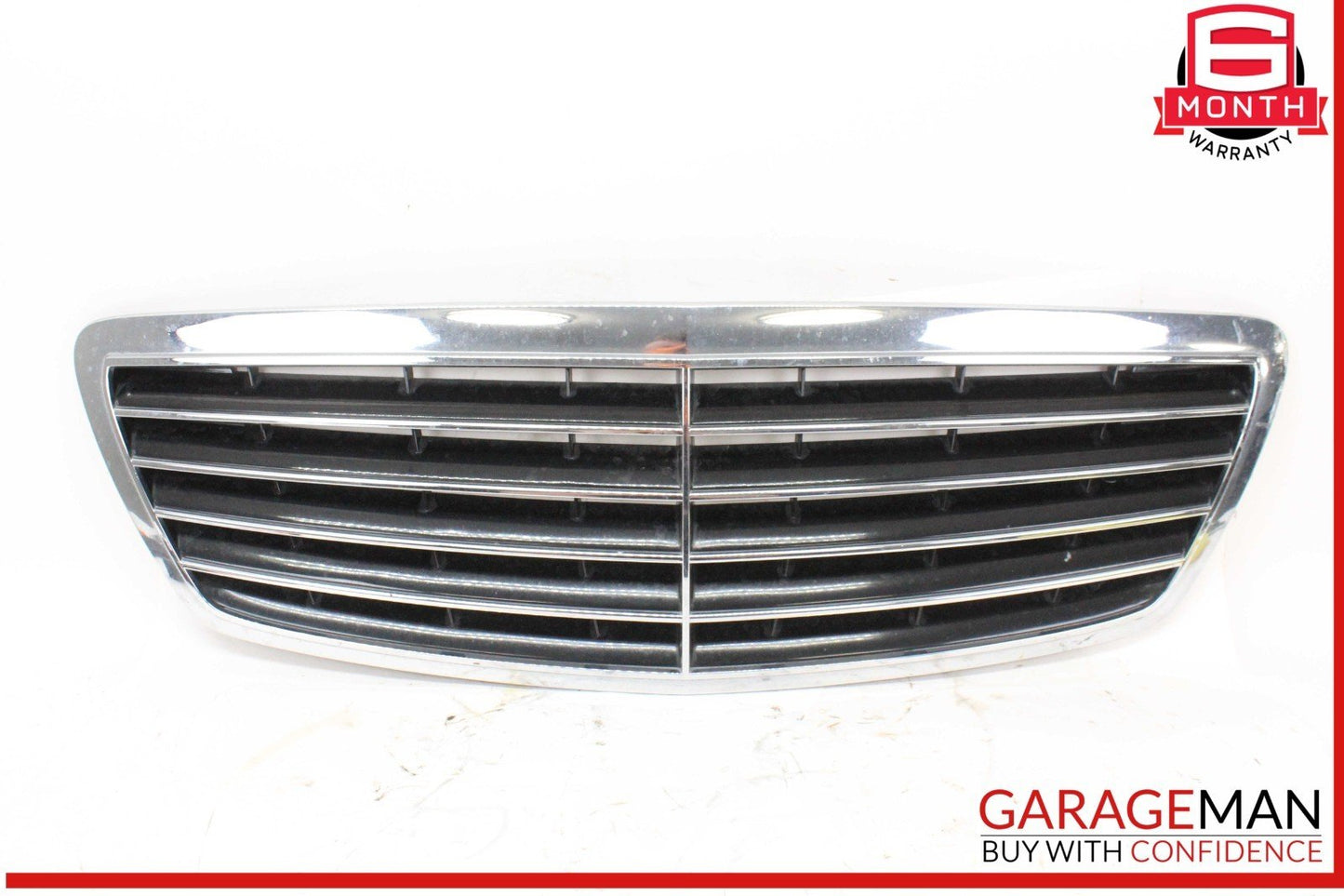 03-06 Mercedes W220 S430 Front Radiator Hood Center Grill Grille 2208800583 OEM