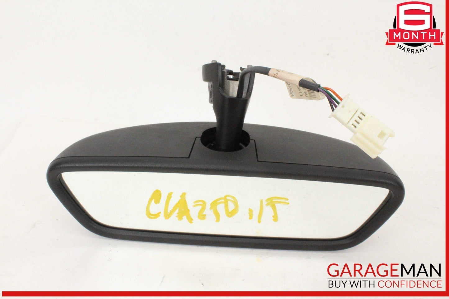 14-19 Mercedes W117 CLA250 Front Interior Top Upper Rear View Mirror Black OEM