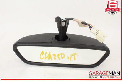 14-19 Mercedes W117 CLA250 Front Interior Top Upper Rear View Mirror Black OEM