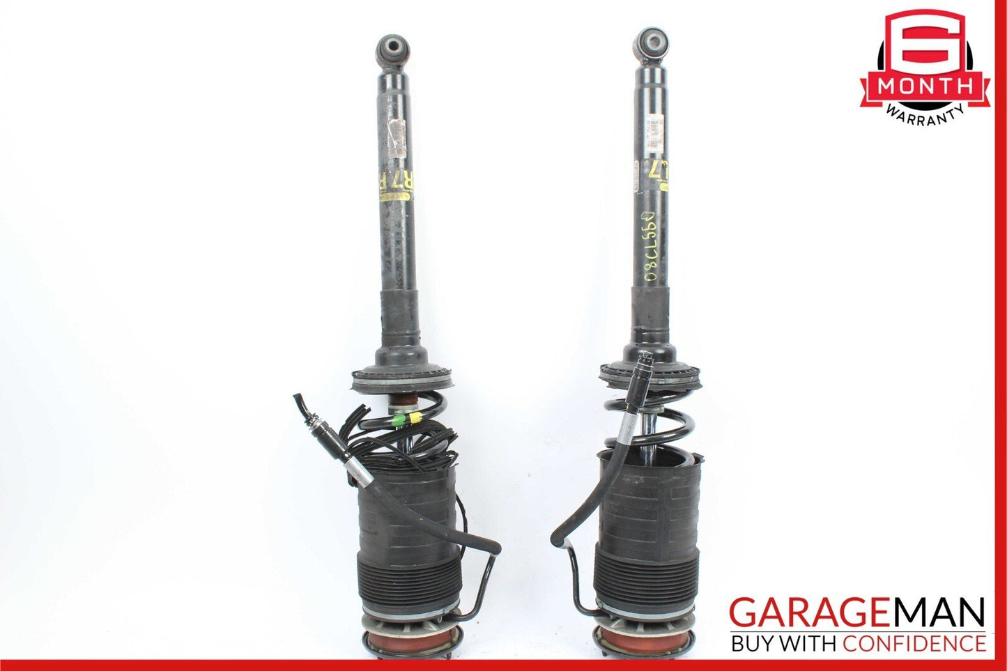 07-14 Mercedes W216 CL550 S600 Rear Left & Right Hydraulic ABC Shock Strut Set
