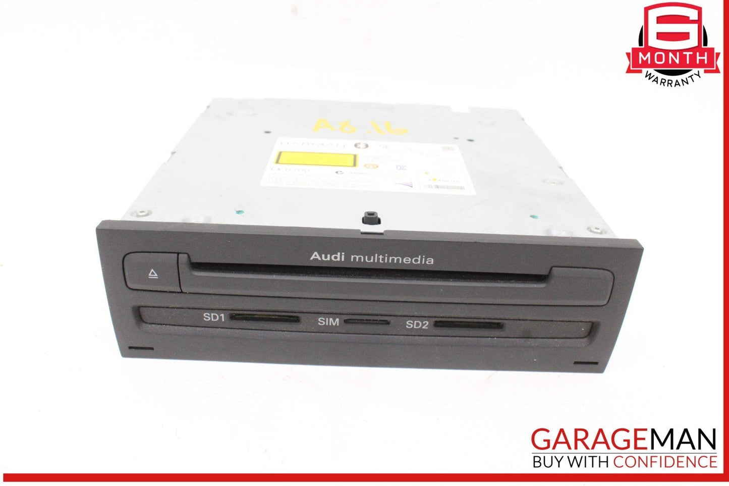 15-18 Audi A8 S8 Front Dash Audio Radio Receiver Head Unit AM FM CD Player OEM