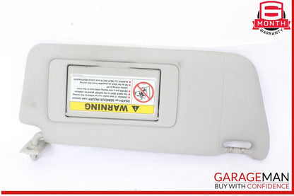 01-07 Mercedes W209 CLK500 Front Right Side Sun Visor Sunvisor Gray 2038170320
