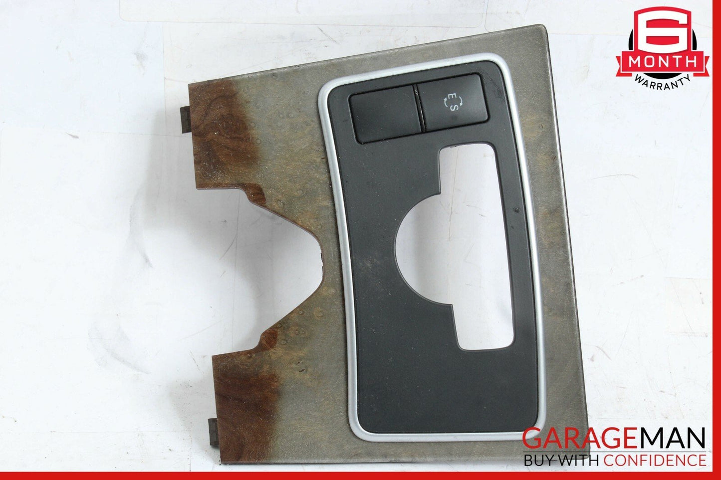 10-13 Mercedes W212 E350 E400 E550 Center Console Switch Trim Bezel Wood OEM