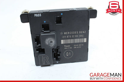 03-09 Mercedes W211 E500 E550 E320 Rear Right Side Door Controller Module Unit