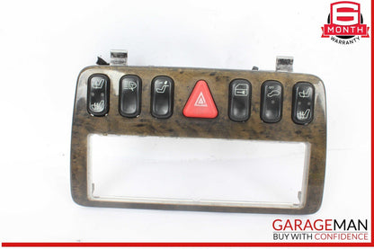 98-03 Mercedes W208 CLK55 AMG Hazard Door Lock Switch Control Panel OEM