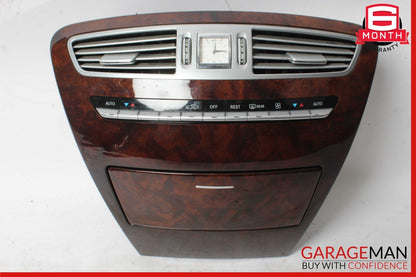 07-14 Mercedes W216 CL550 Center Console Comand Unit Radio Bezel Trim Assembly
