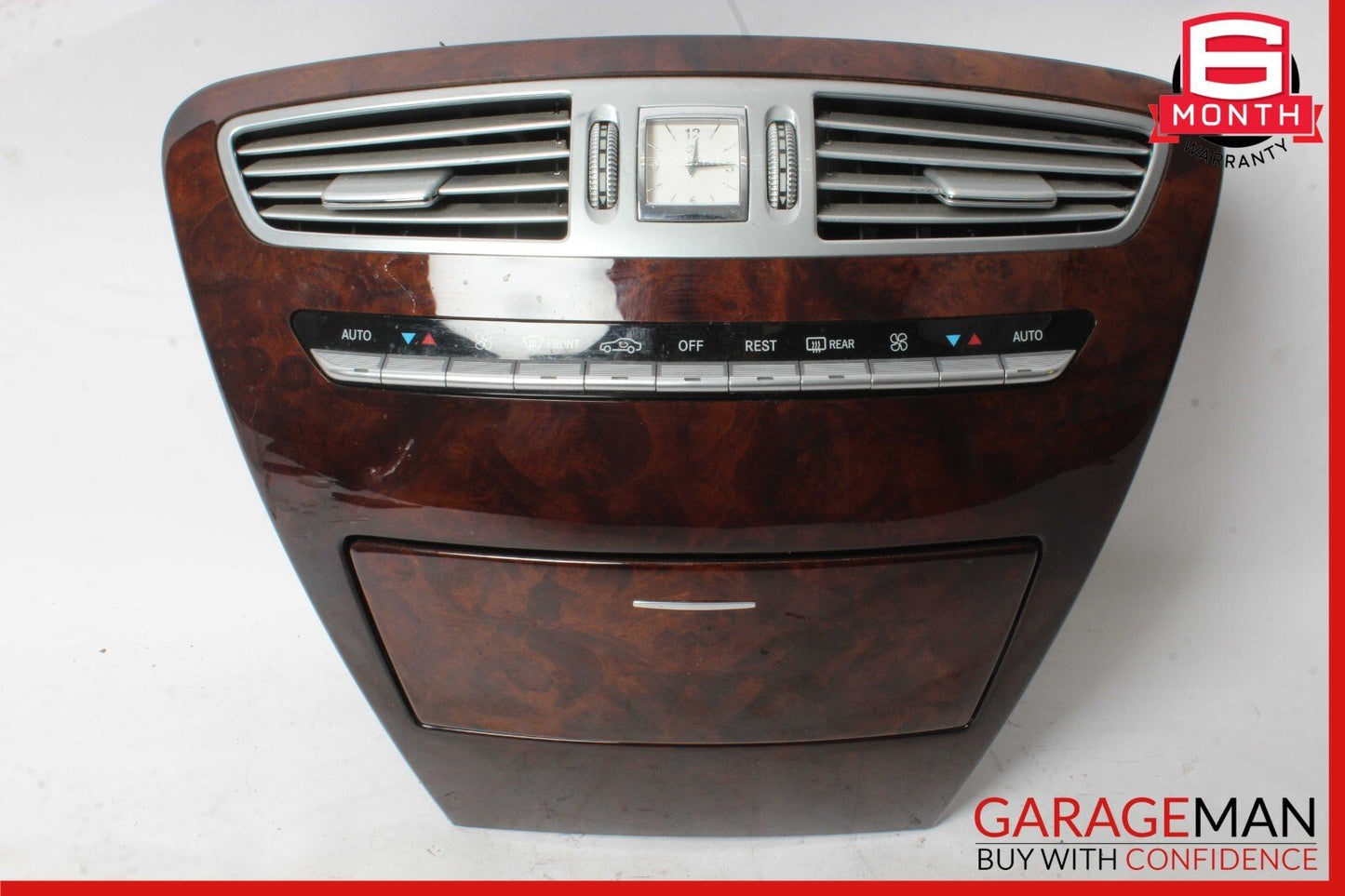 07-14 Mercedes W216 CL550 Center Console Comand Unit Radio Bezel Trim Assembly