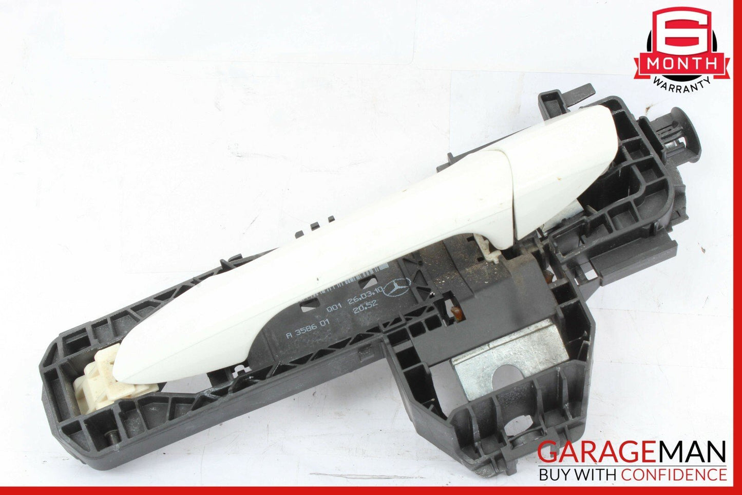 08-11 Mercedes W212 E350 Rear Left Driver Side Exterior Door Handle White OEM