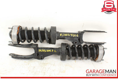11-18 Porsche Cayenne 958 Front Right & Left Shock Absorber Strut Spring Set OEM