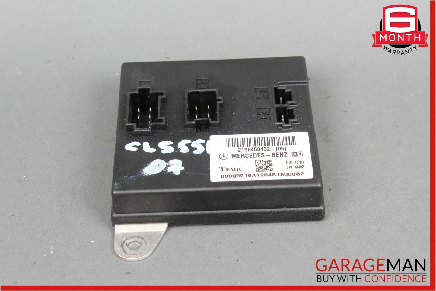 03-11 Mercedes W219 CLS500 Body Control Module Unit BCM BCU OEM