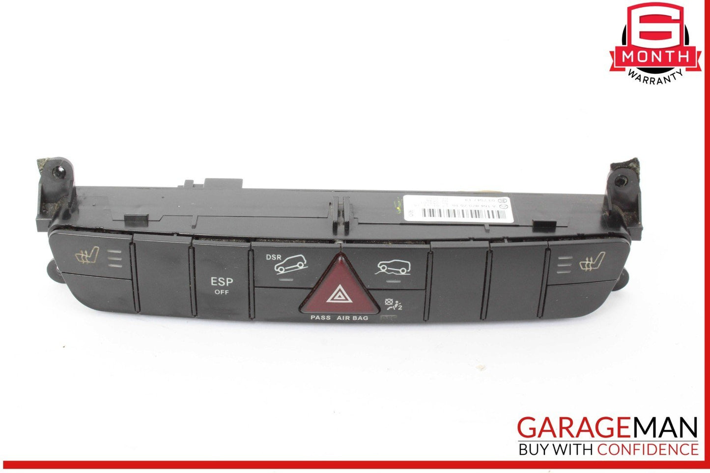 06-12 Mercedes W164 ML350 4MATIC Dash Hazard Heated Seats ESP Control Panel OEM