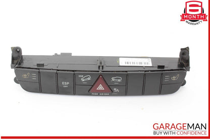 06-12 Mercedes W164 ML350 4MATIC Dash Hazard Heated Seats ESP Control Panel OEM