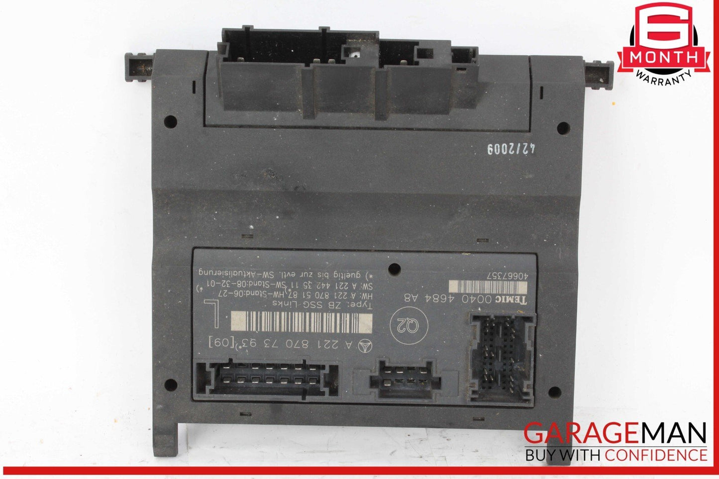 07-13 Mercedes W221 S400 Hybrid Front Left Driver Seat Control Module Unit OEM