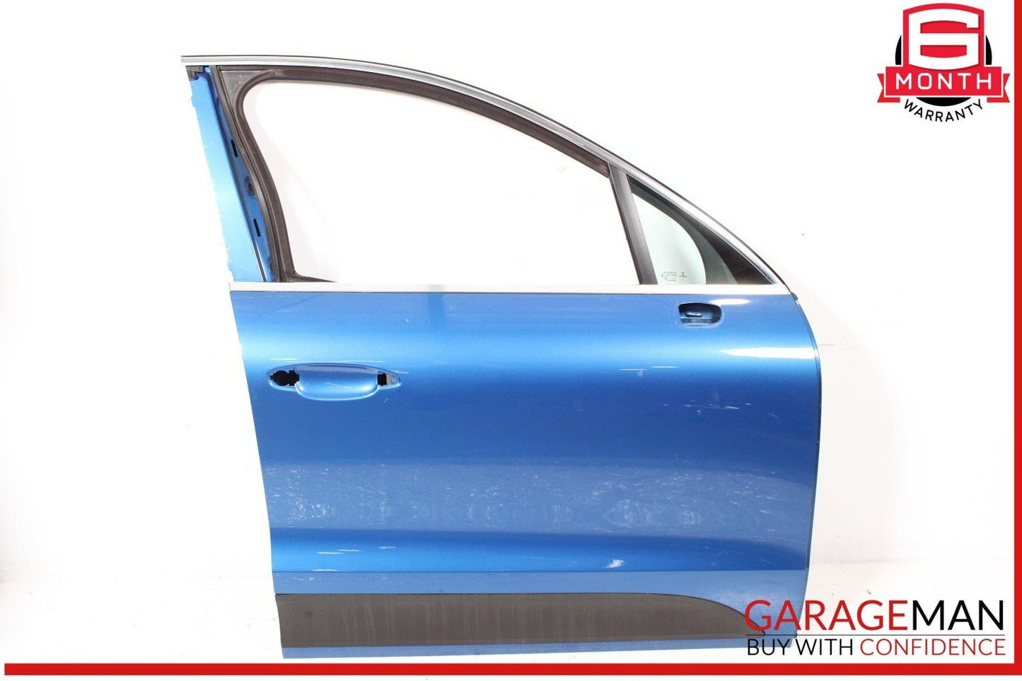 15-25 Porsche Macan 95B Front Right Passenger Side Door Shell Blue OEM