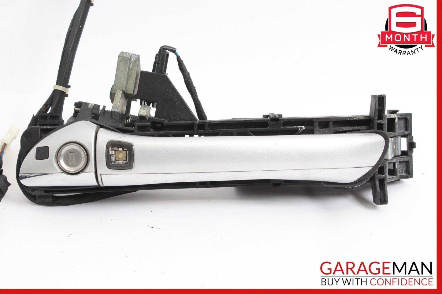 00-06 Mercedes W220 S55 AMG S500 Front Left Side Exterior Door Handle Silver OEM