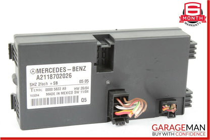 06-11 Mercedes W219 CLS500 CLS350 E550 Heated Seat Computer Control Module Unit