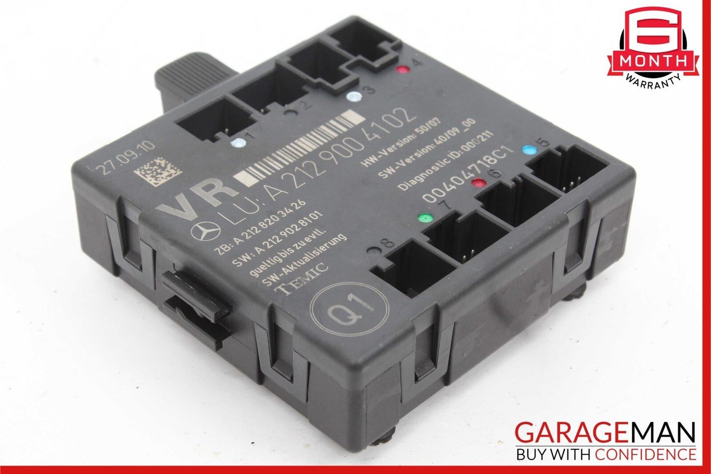 08-14 Mercedes W204 C300 C250 Front Right Side Door Control Module Unit