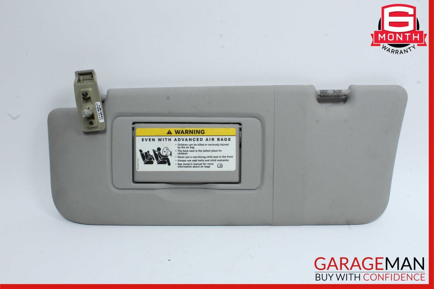 06-12 Mercedes GL450 GL550 ML450 Front Left Sun Visor Sunvisor Shade Grey