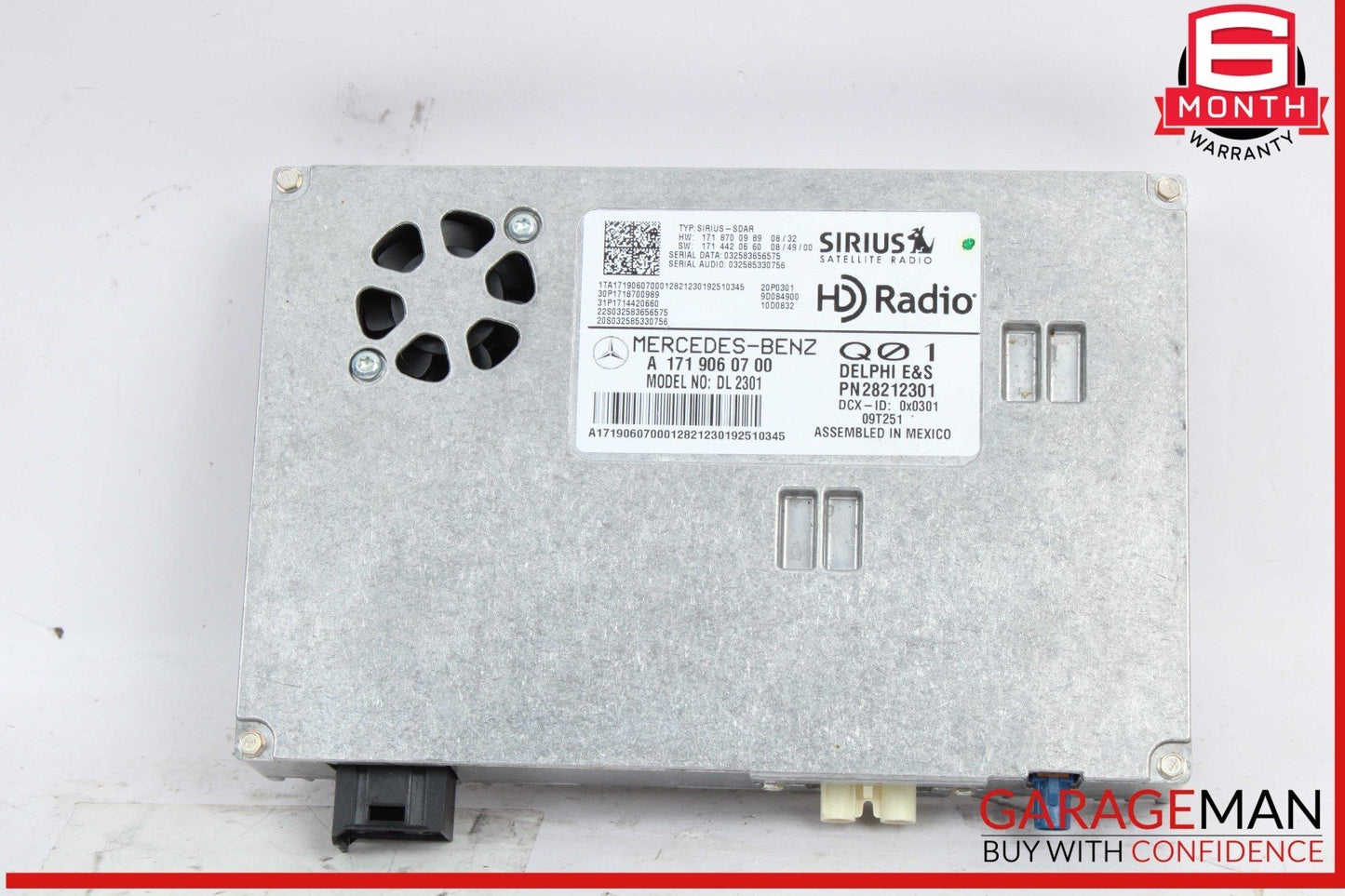 09-13 Mercedes X164 GL450 E350 Sirius Satellite Radio Receiver 1719060700 OEM