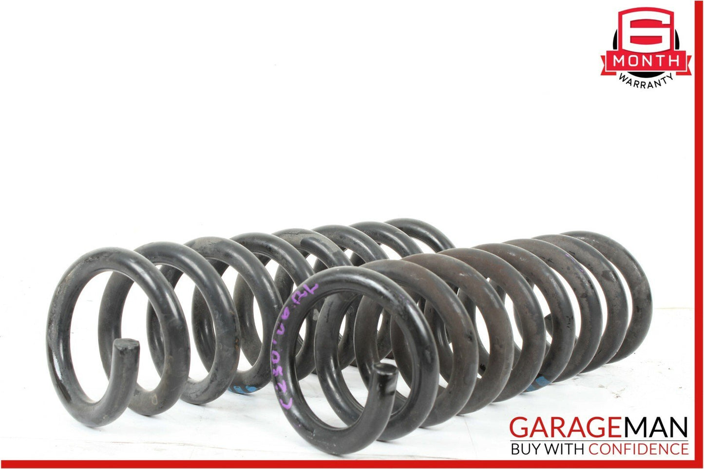 01-07 Mercedes W203 C230 Rear Right & Left Side Shock Absorber Spring Set OEM
