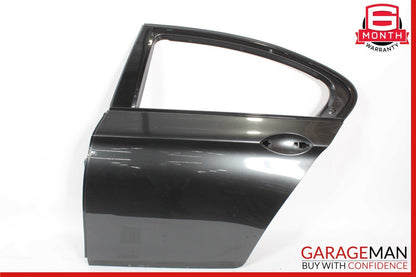 11-16 BMW 550i 535i 528i Rear Left Driver Side Door Shell Panel Black OEM
