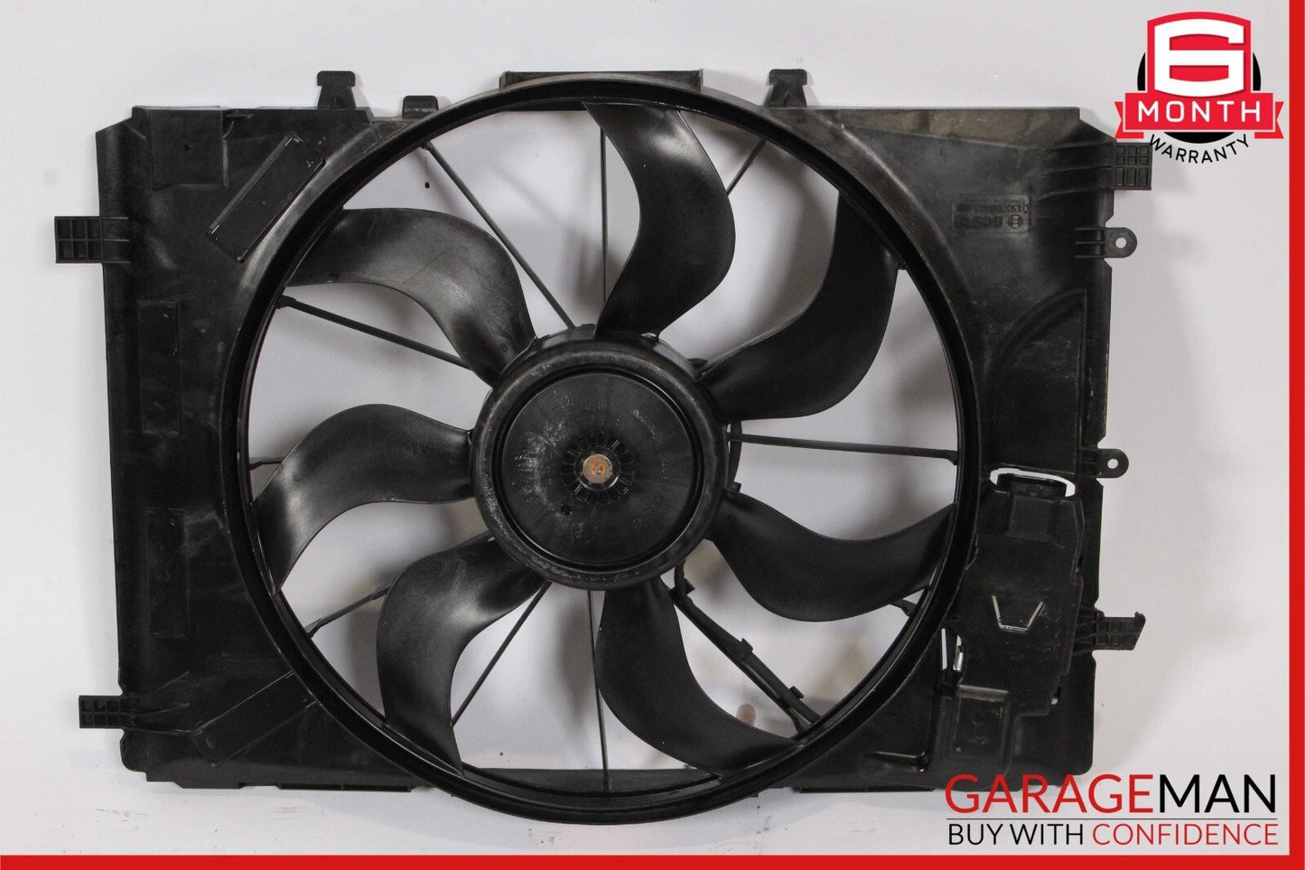 12-20 Mercedes R172 SLK250 CLA250 Engine Radiator Cooling Fan Motor Shroud OEM