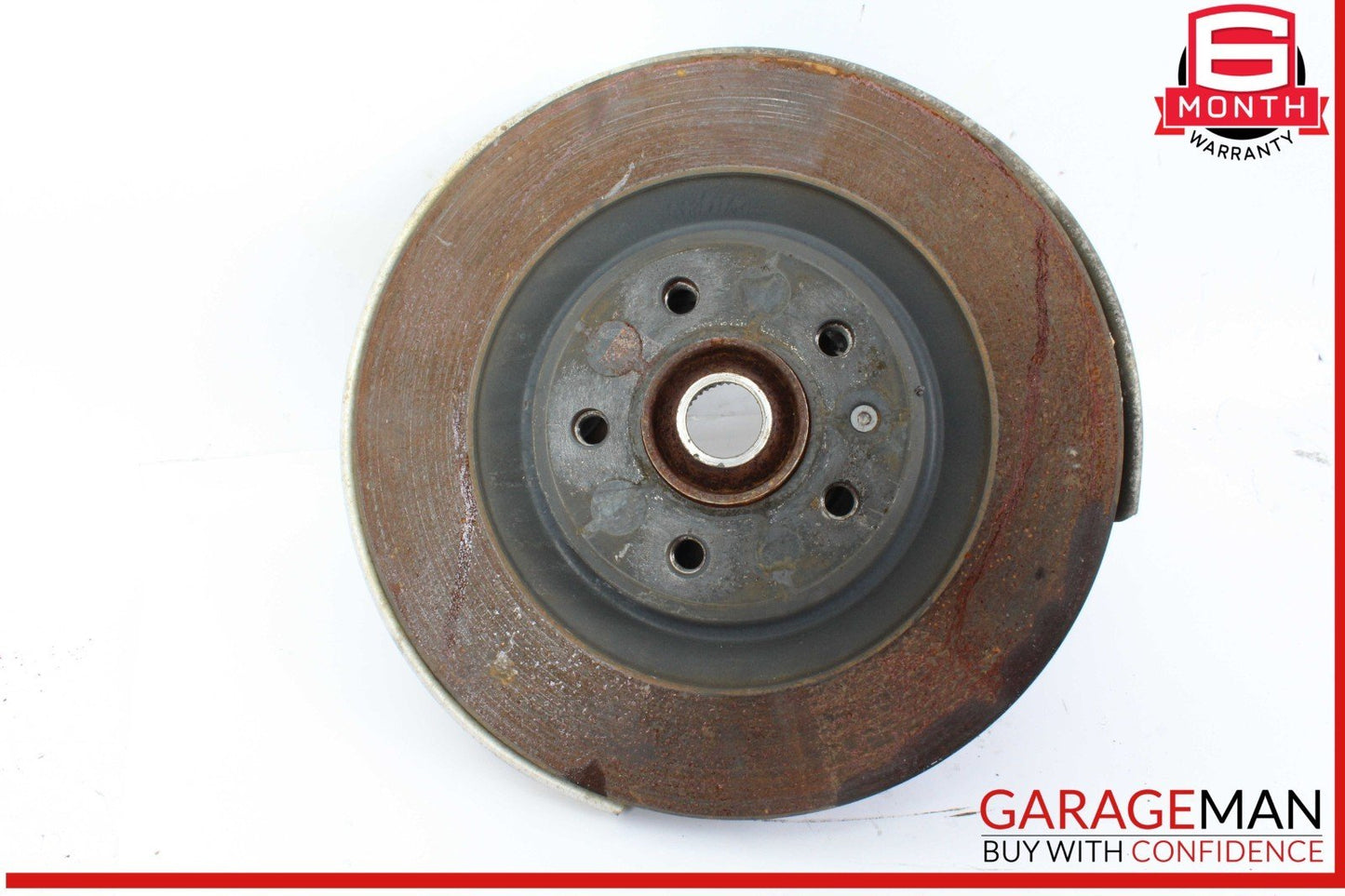 09-18 Audi A6 S4 A4 Rear Left Driver Side Spindle Knuckle Wheel w/ Rotor Disc