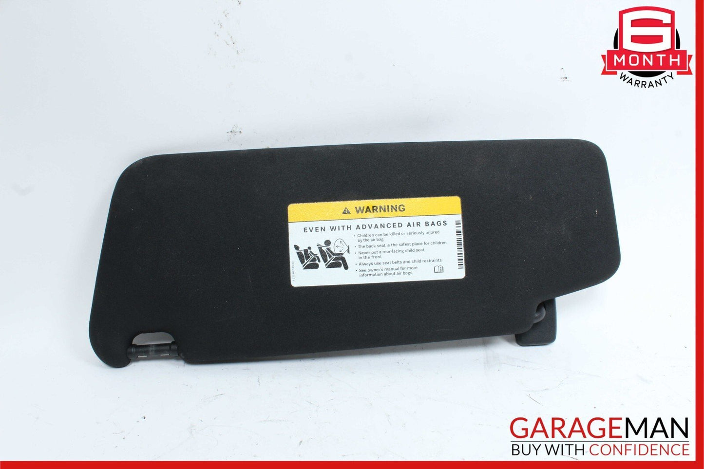 08-14 Mercedes W204 C300 Front Right Side Sun Visor Sunvisor Shade Black OEM