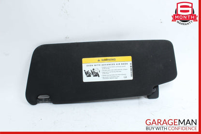 08-14 Mercedes W204 C300 Front Right Side Sun Visor Sunvisor Shade Black OEM