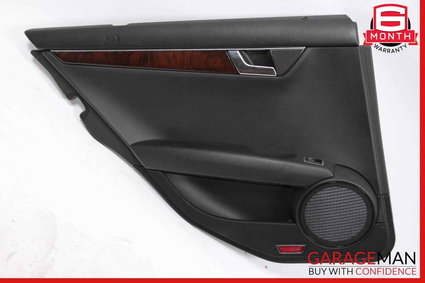08-14 Mercedes W204 C250 C300 C350 Rear Left Interior Door Panel OEM