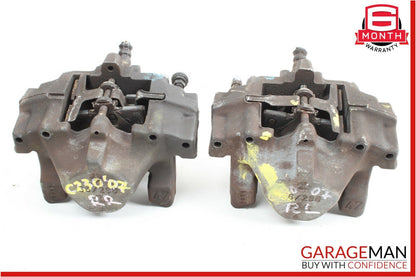 01-11 Mercedes C230 SLK300 Rear Left & Right Side Brake Caliper Calipers Set OEM