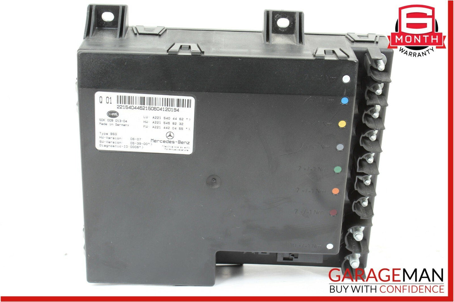 07-13 Mercedes W221 S550 CL600 Electric Power Supply Control Fuse Box Module