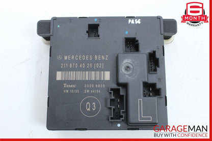 03-09 Mercedes W211 E350 E500 E63 AMG Rear Left Side Door Control Module Unit