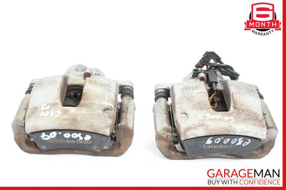 08-14 Mercedes W204 C300 Front Brake Calipers Left and Right Set OEM