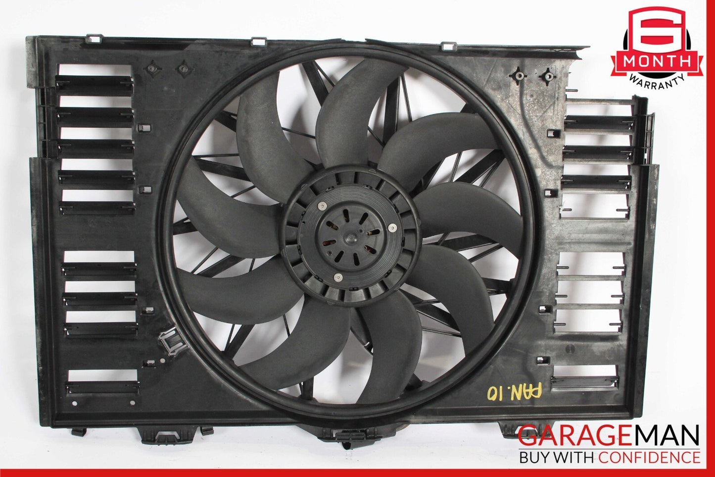 10-16 Porsche Panamera 970 Radiator Engine Electric Cooling Fan Assembly OEM