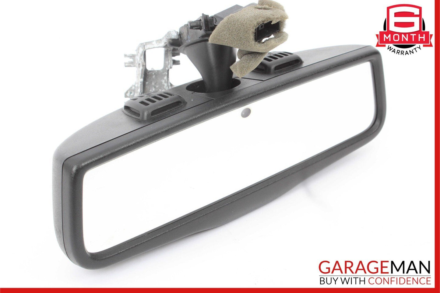 14-17 Maserati Ghibli Interior Top Upper Rear View Mirror Assembly Black OEM