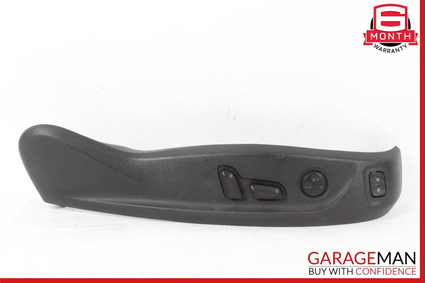 10-17 AUDI S5 FRONT RIGHT PASSENGER SIDE SEAT SWITCH FRAME TRIM PANEL OEM
