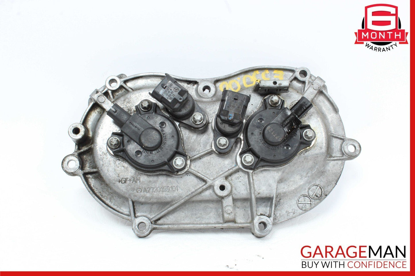 06-13 Mercedes W211 E350 S550 Front Right Engine Timing Chain Cover Plate OEM