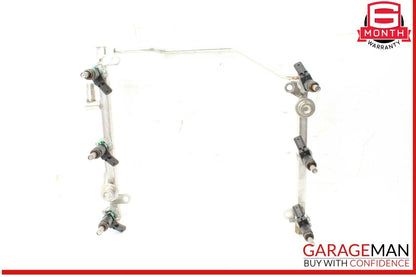 05-12 Mercedes W211 E350 SLK300 Fuel Injector Rail w/ Fuel Injectors OEM
